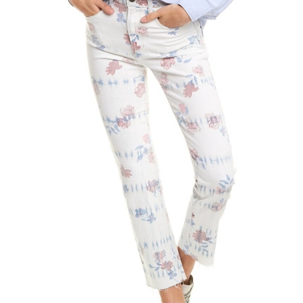NWT JOE'S JEANS The Luna Midnight Rose Tie Ankle Cut Jeans